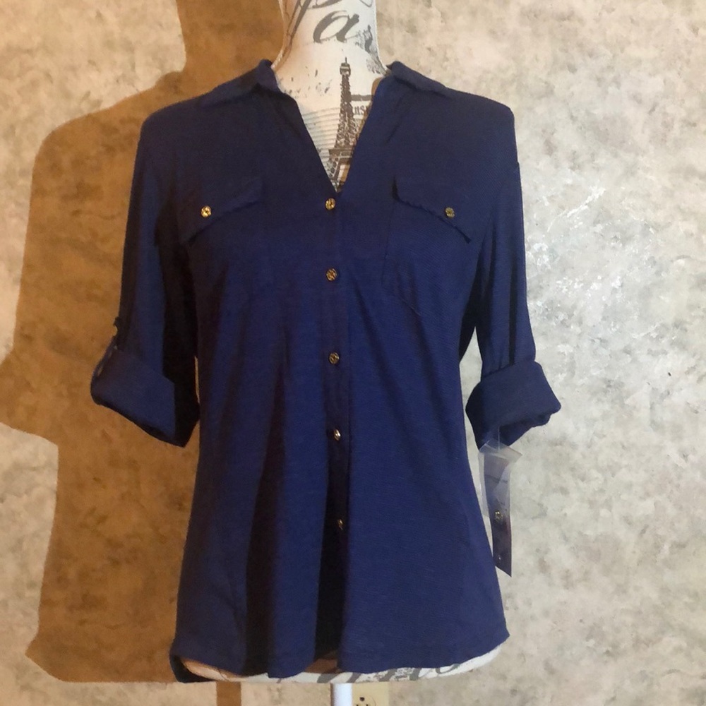Rebecca Malone Button Down Top